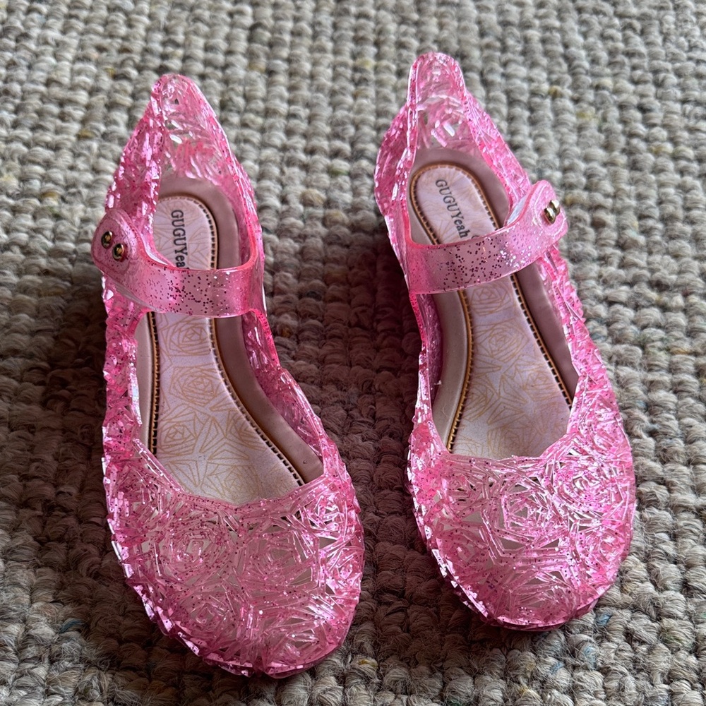 Pink Jelly Shoes Kids - Picture 1 of 5